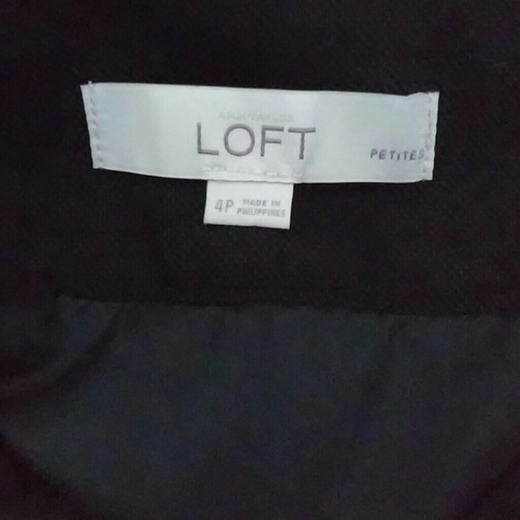 Ann Taylor LOFT Women's Black Skirt - Picture 4 of 5